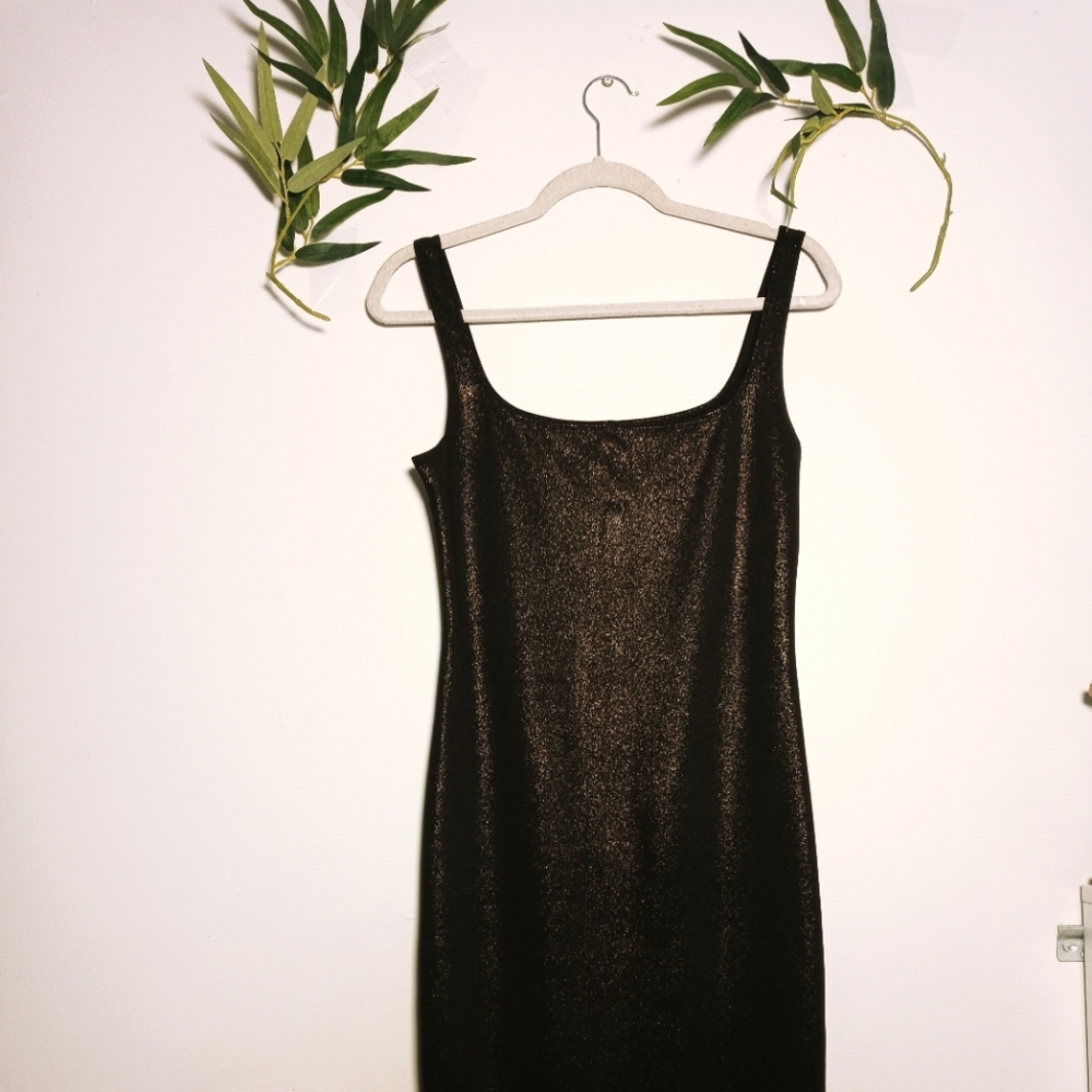 American Apparel little black midi dress